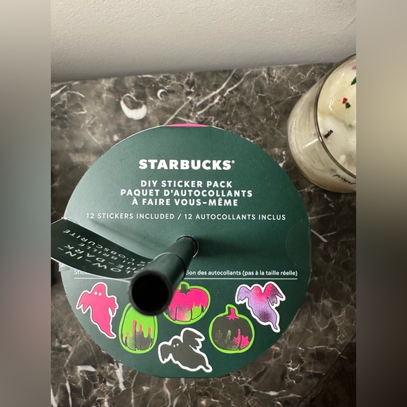 🎃 Starbucks 2023 Halloween Drippy Wave Tumbler – Glow-in-the-Dark 16oz – LE - Picture 4 of 6